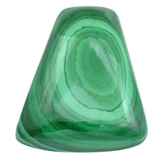 Natural 20.15cts malachite (pilot's stone) green 20x17 mm loose gemstone s27930