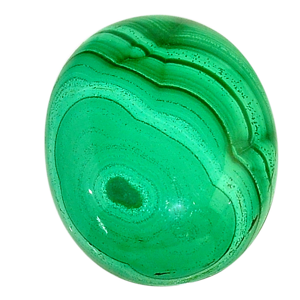 Natural 28.10cts malachite (pilot's stone) green 23x18 mm loose gemstone s22992