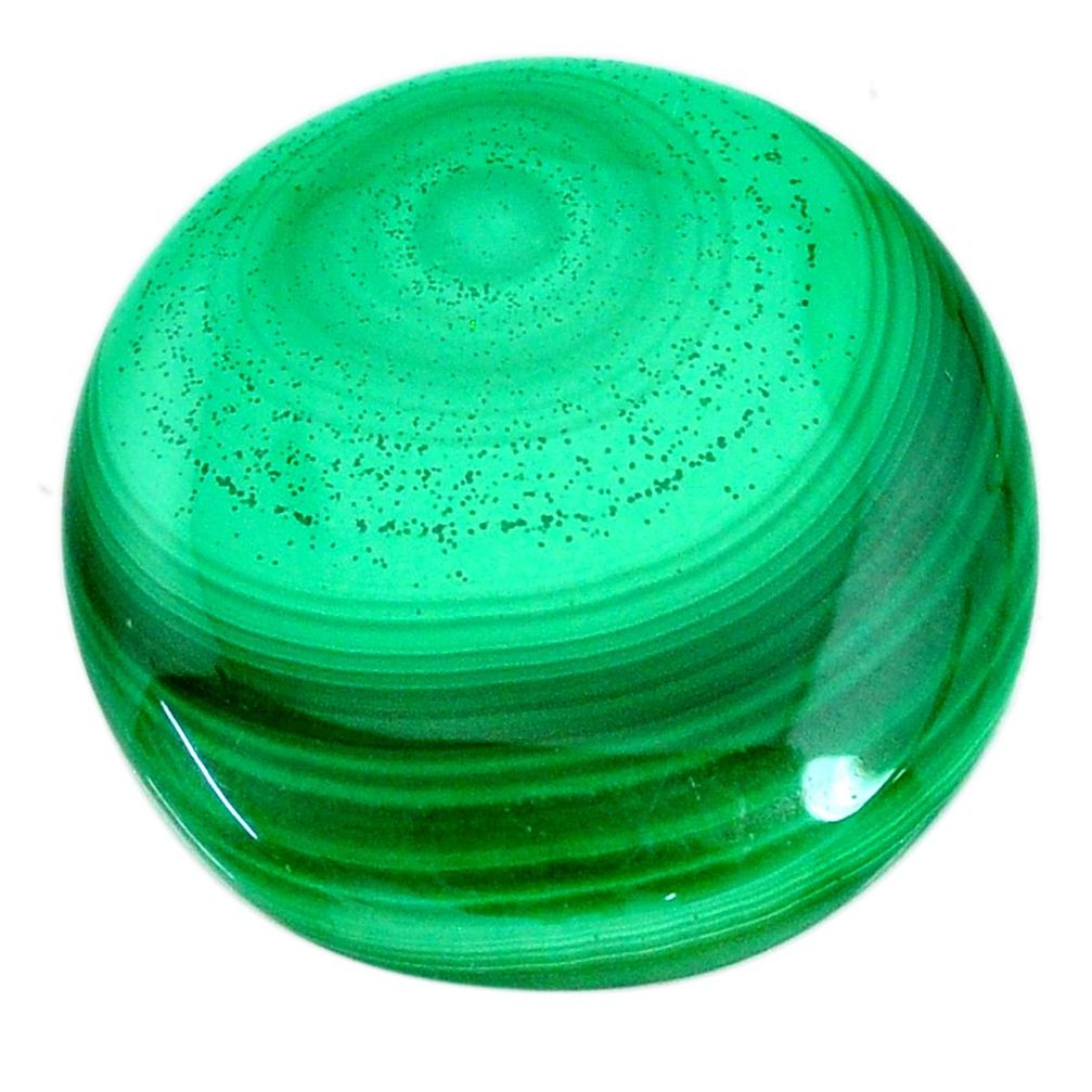 Natural 41.30cts malachite (pilot's stone) green 28x28 mm loose gemstone s21529