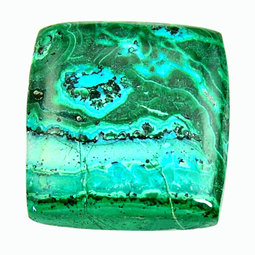 malachite in turquoise green 20x19 mm loose gemstone s17244