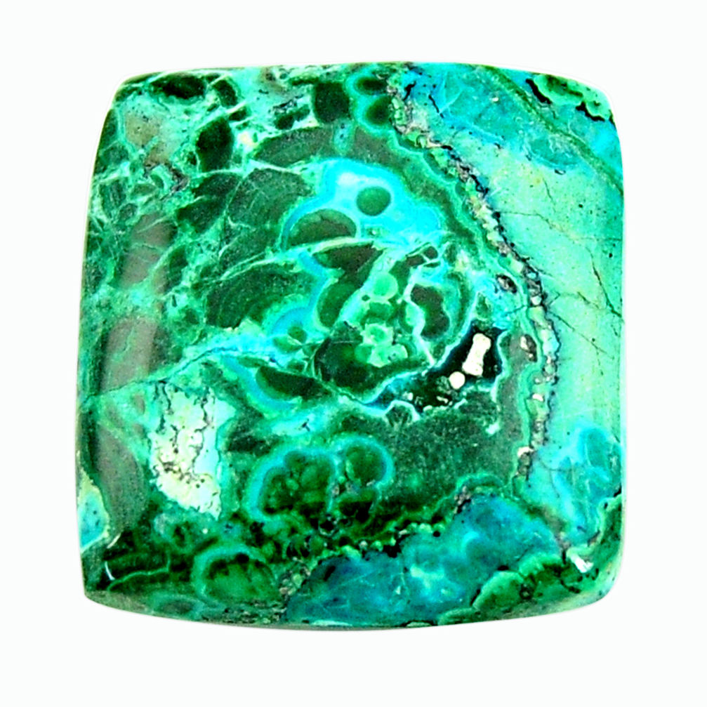  malachite in turquoise green 20x19 mm loose gemstone s17245