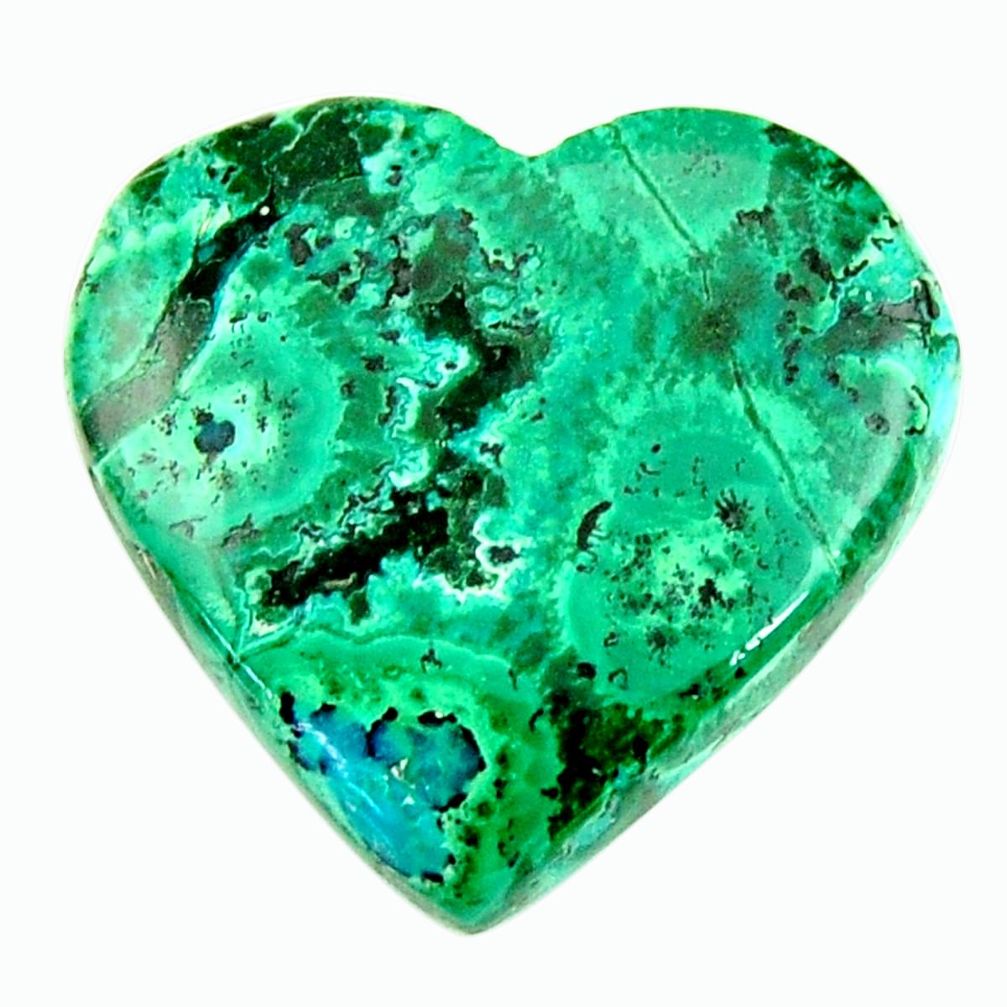  malachite in turquoise green 21x20 mm loose gemstone s17261