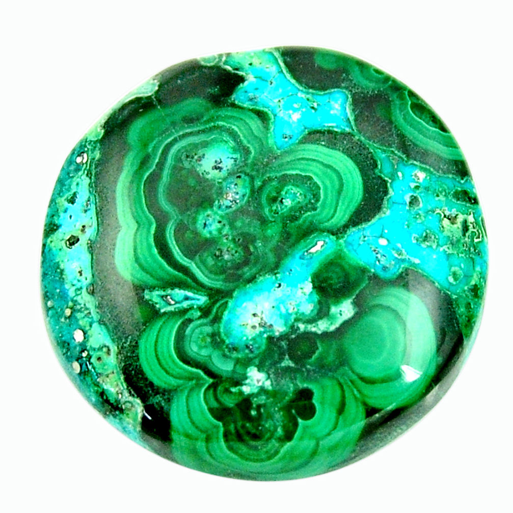  malachite in turquoise green 23.5x23.5 mm loose gemstone s17270