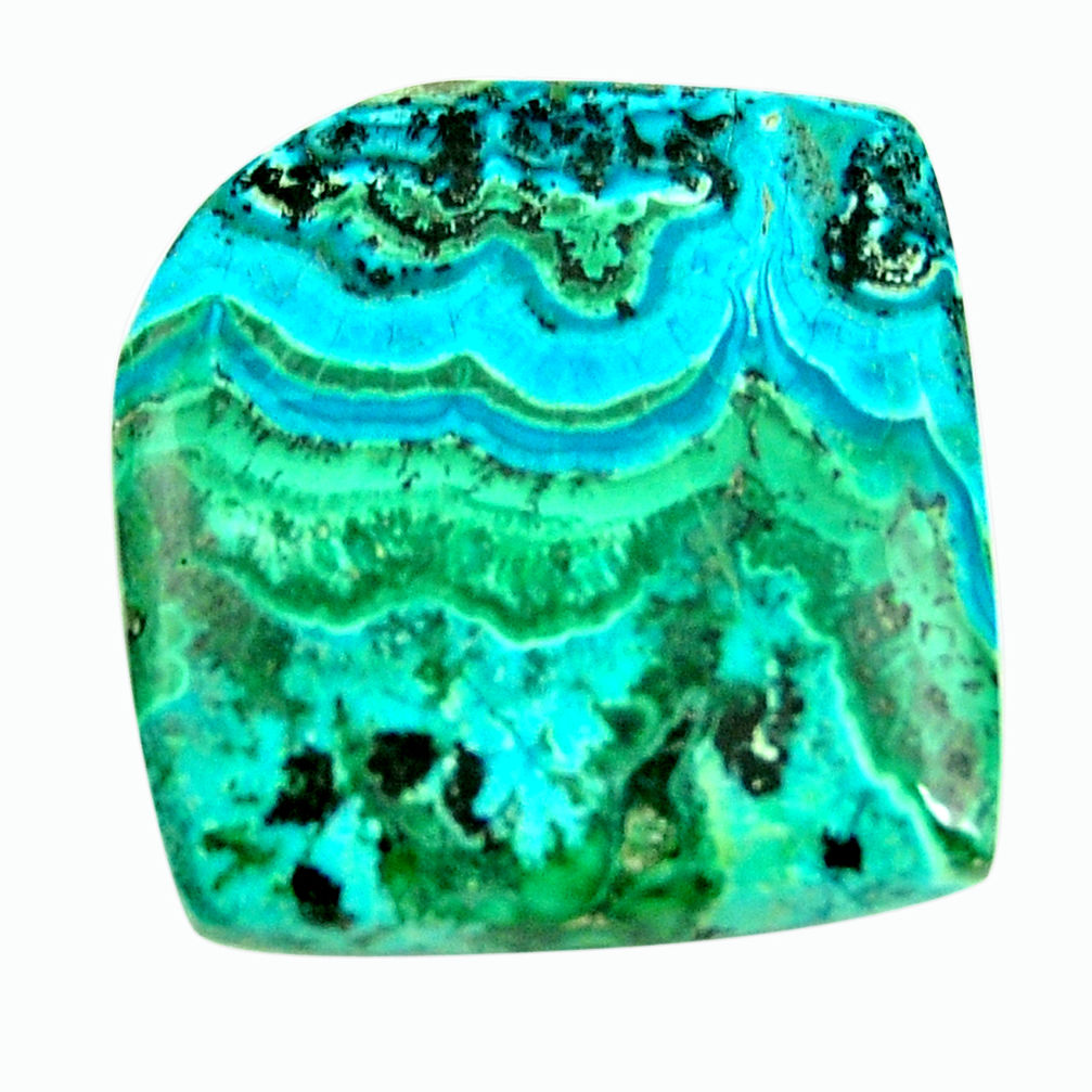  malachite in turquoise green 23x22.5 mm loose gemstone s17247