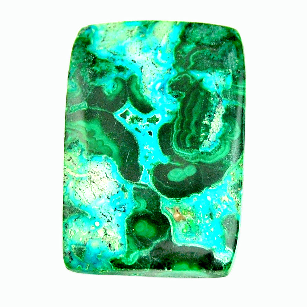 Natural 23.45cts malachite in turquoise green 27x18 mm loose gemstone s17251