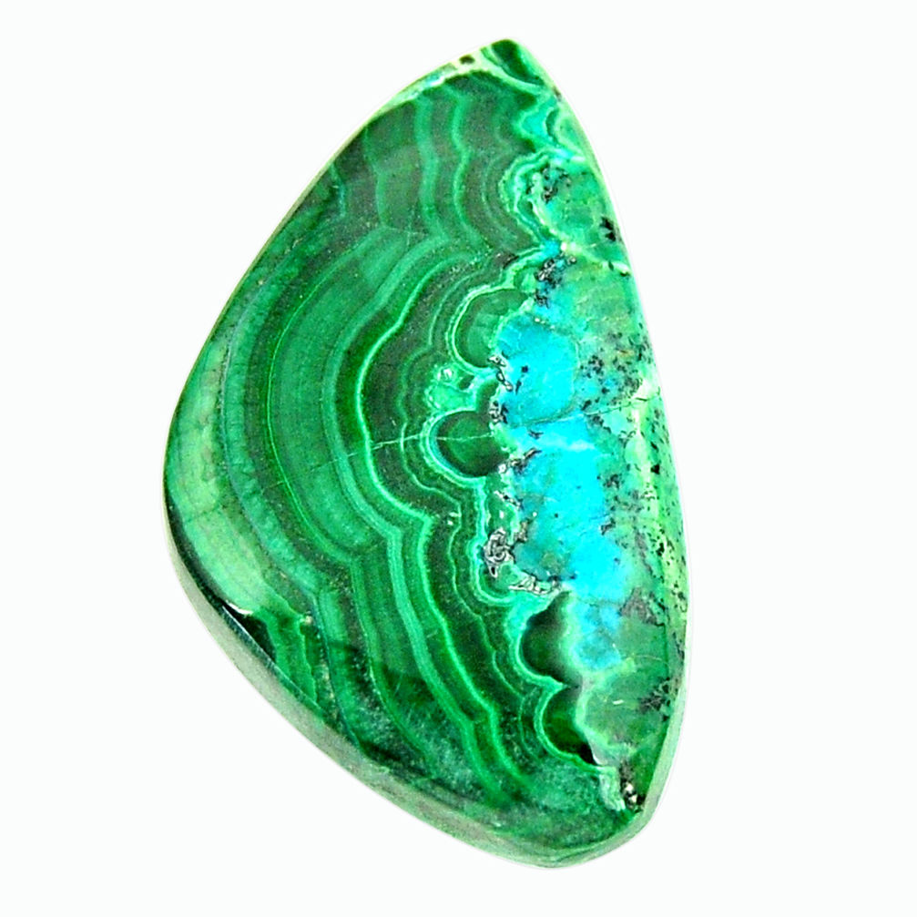 Natural 21.30cts malachite in turquoise green 29x17 mm loose gemstone s17256