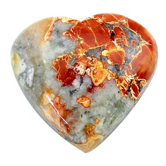 Natural 16.30cts malinga jasper cabochon 19x18 mm heart loose gemstone s24671