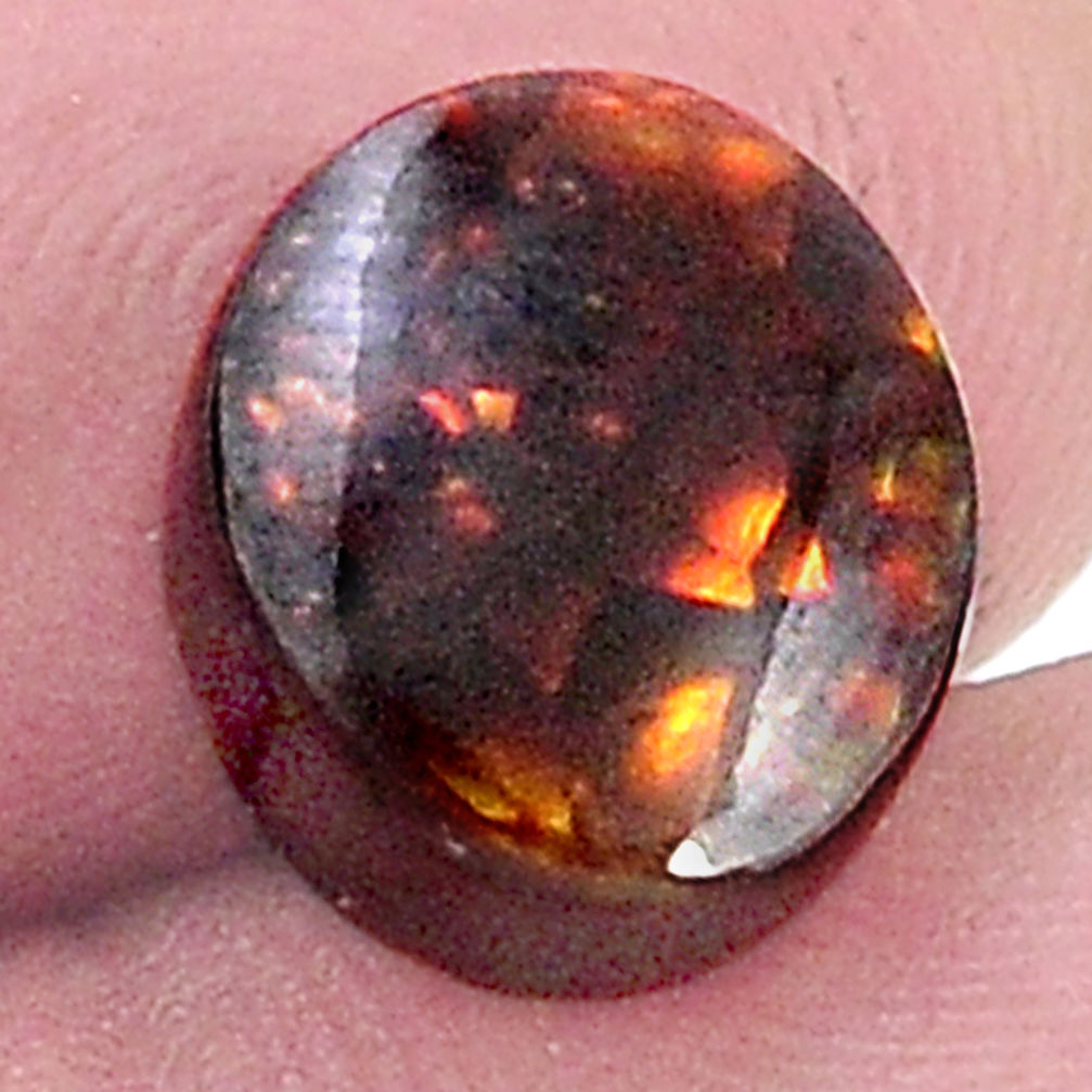 Fire agate deals cabochon
