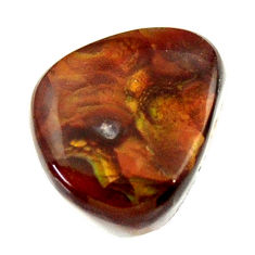 Natural 12.35cts mexican fire agate cabochon 15x12.5 mm loose gemstone s16201