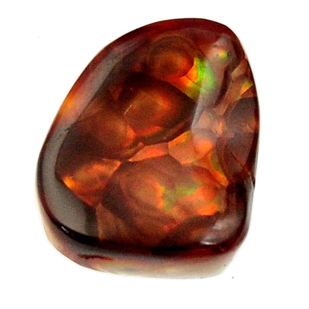 mexican fire agate cabochon 15x13 mm fancy loose gemstone s16206