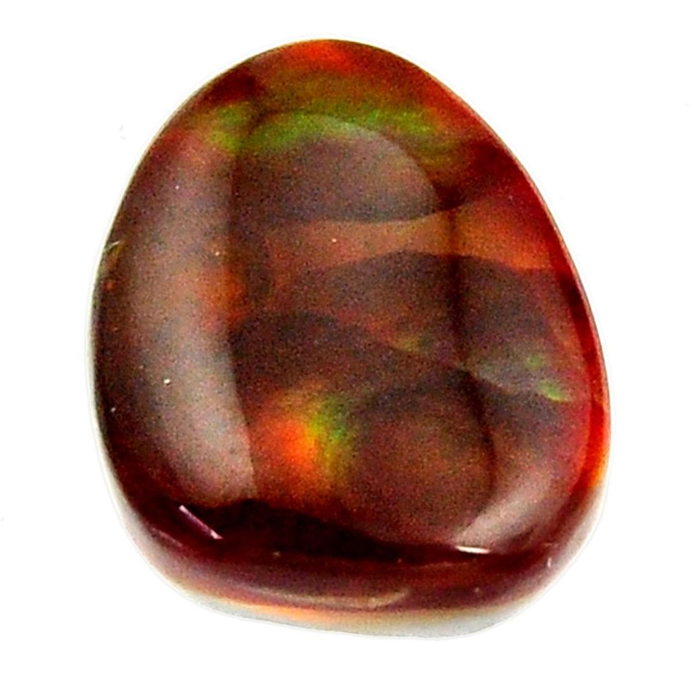 Natural 10.05cts mexican fire agate cabochon 16x13mm fancy loose gemstone s16199