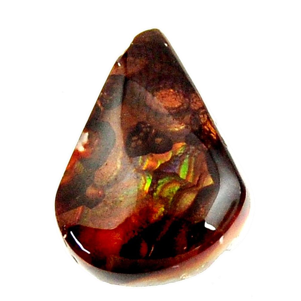 Natural 10.15cts mexican fire agate cabochon 17.5x13 mm loose gemstone s16208