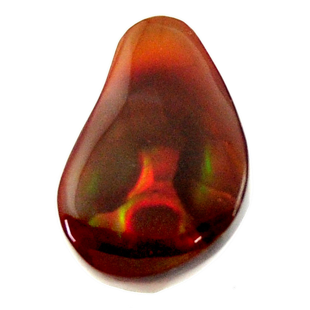 Natural 11.30cts mexican fire agate cabochon 17x12 mm loose gemstone s16216