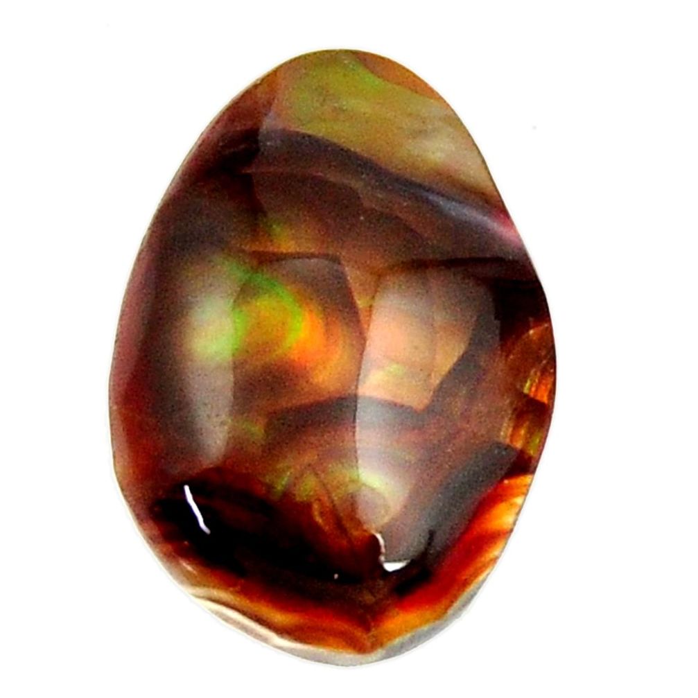 Natural 9.20cts mexican fire agate cabochon 18x12 mm fancy loose gemstone s16200