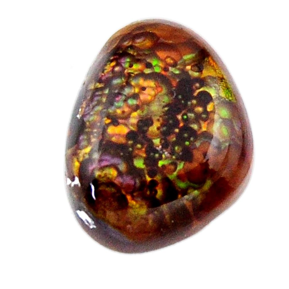 Natural 13.10cts mexican fire agate cabochon 18x13.5 mm loose gemstone s19225