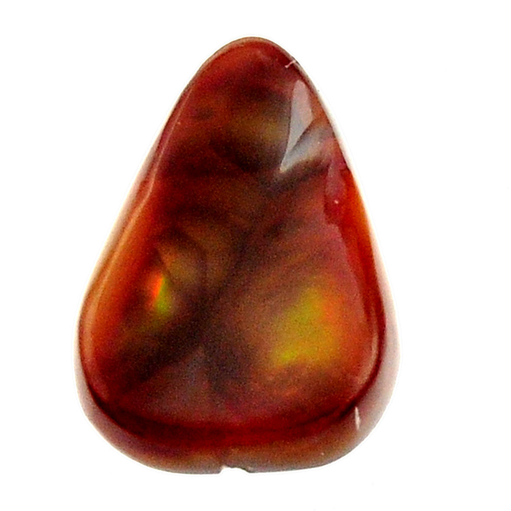 Natural 12.10cts mexican fire agate cabochon 18x13mm fancy loose gemstone s16184