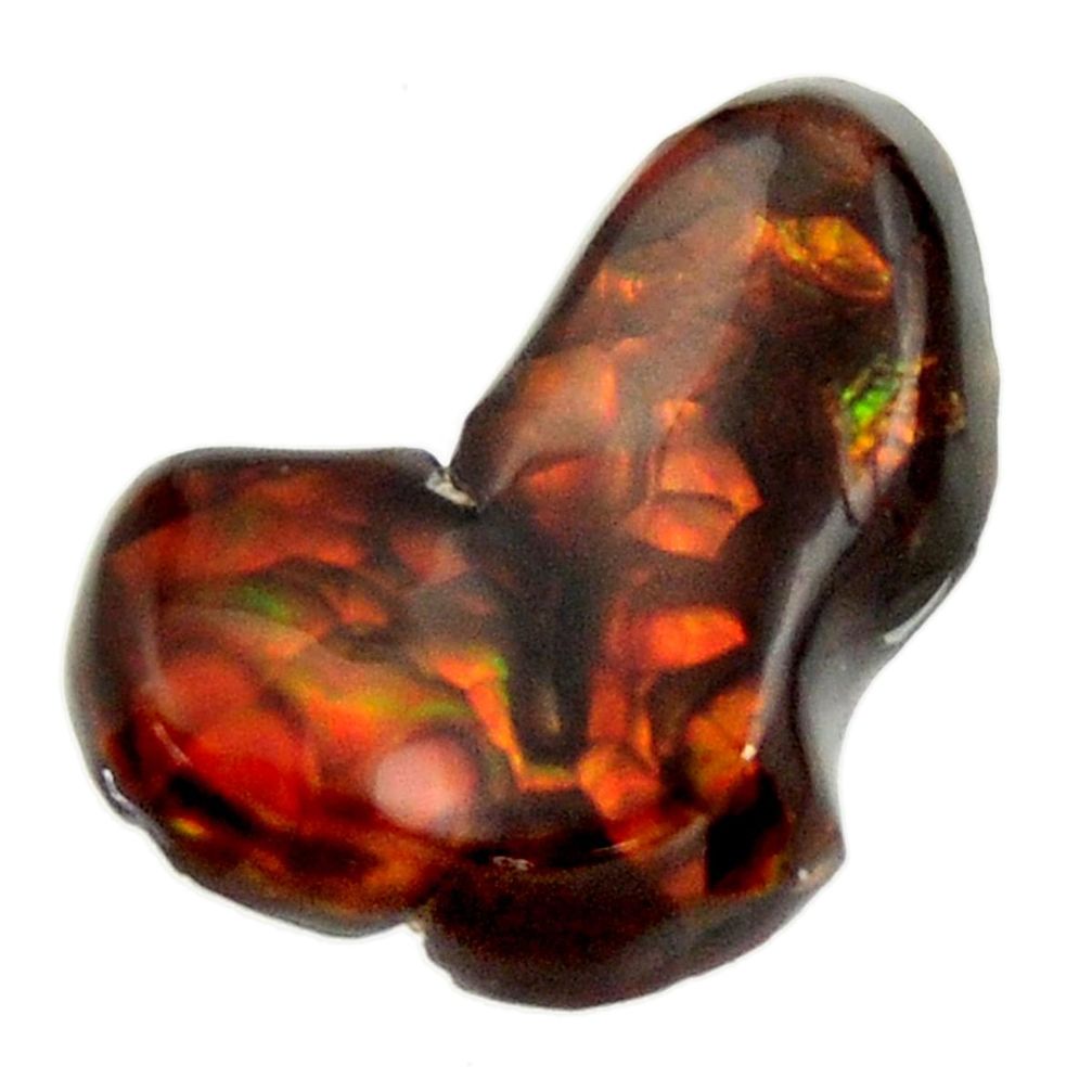 Natural 12.40cts mexican fire agate cabochon 20x15 mm loose gemstone s16185