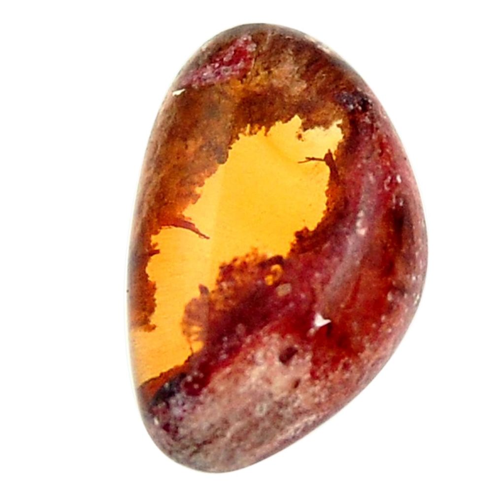 mexican fire opal cabochon 18x11.5mm fancy loose gemstone s16229