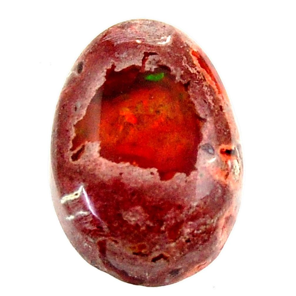 Natural 12.40cts mexican fire opal cabochon 18x13 mm fancy loose gemstone s16245