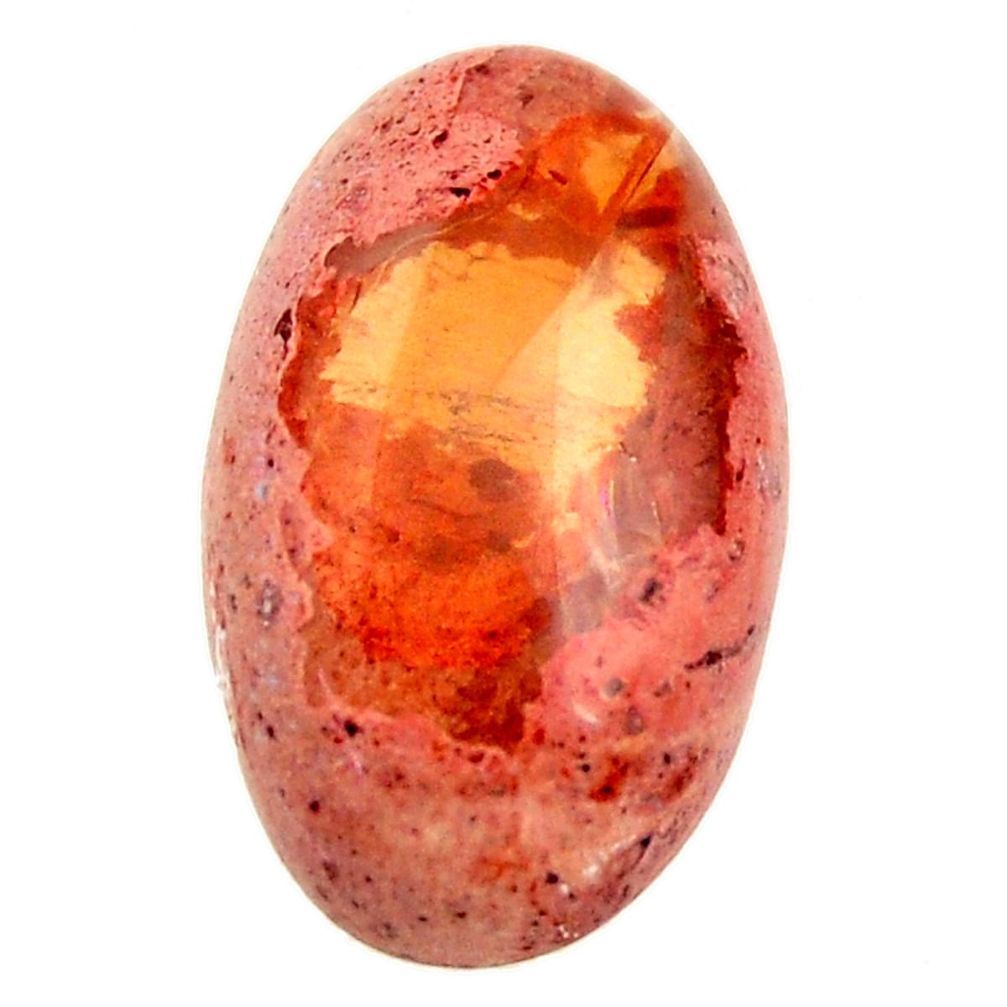  mexican fire opal cabochon 23x14 mm oval loose gemstone s16238