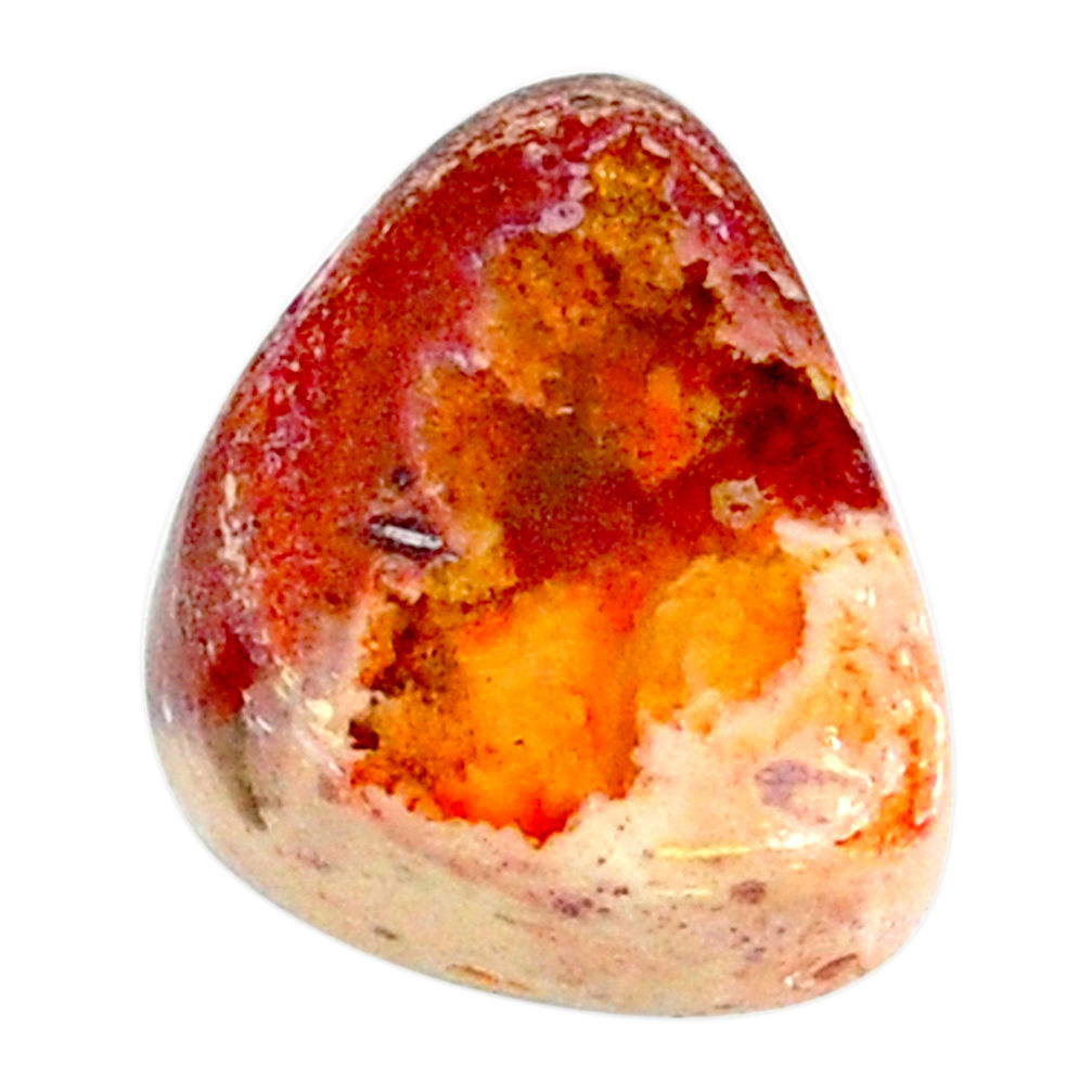 Natural 10.30cts mexican fire opal multi color 17x13 mm loose gemstone s22142