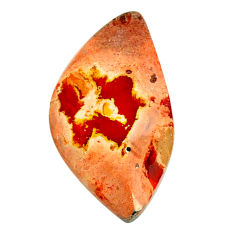 Natural 11.30cts mexican fire opal orange 28.5x15 mm fancy loose gemstone s22112