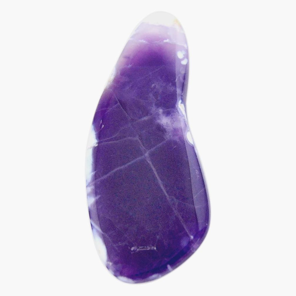 Natural 25.10cts mexican morado opal purple rough 47x19 mm loose gemstone s18970