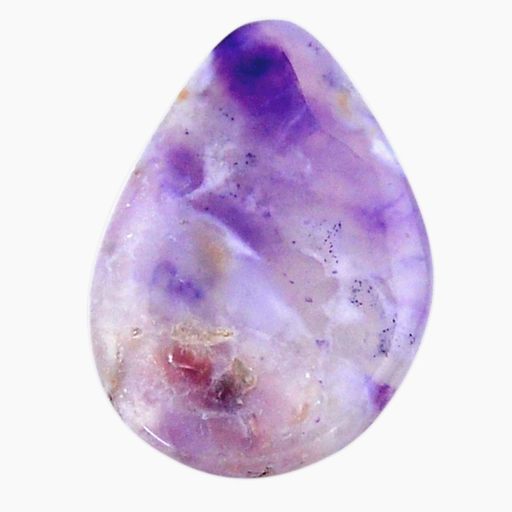 Natural 16.20cts mexican morado opal rough 28x19 mm fancy loose gemstone s18975