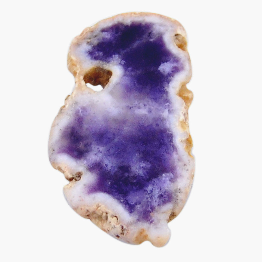 Natural 13.25cts mexican morado opal rough 31x17.5mm fancy loose gemstone s18978