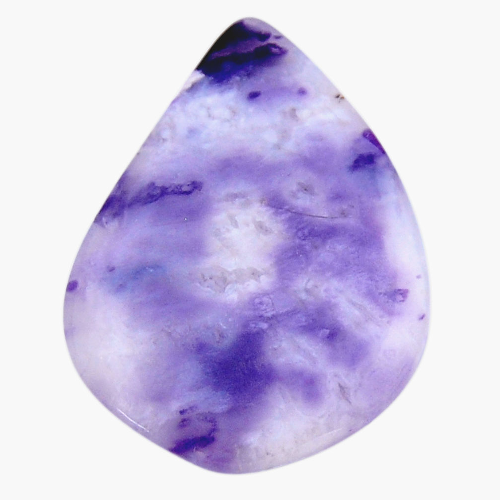 Natural 21.25cts mexican morado opal rough 37x27 mm fancy loose gemstone s18974