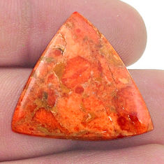 Natural 17.80cts mojave turquoise orange 27.5x25 mm loose gemstone s27427