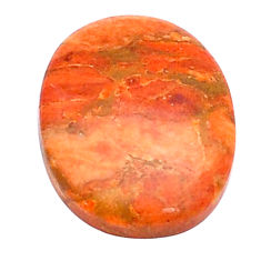 Natural 11.15cts mojave turquoise orange cabochon 21x16 mm loose gemstone s28776
