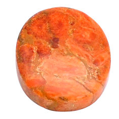 Natural 13.35cts mojave turquoise orange cabochon 21x17 mm loose gemstone s28773