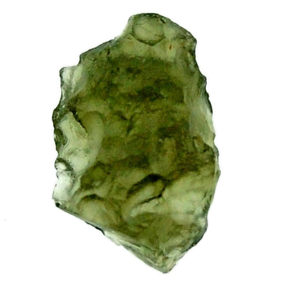 moldavite (genuine czech) rough 15x10 mm loose gemstone s16100