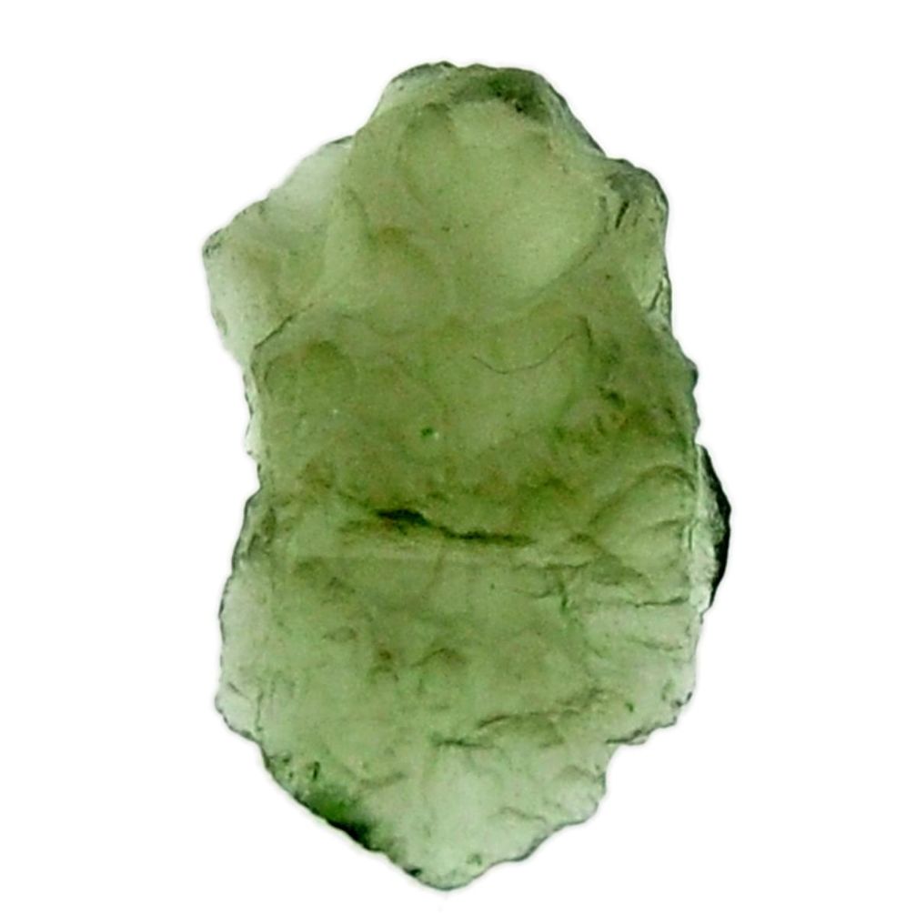 moldavite (genuine czech) rough 18x11 mm loose gemstone s16114