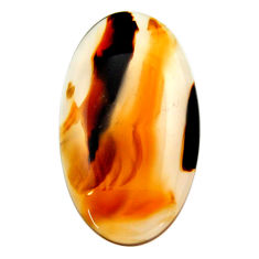  montana agate brown cabochon 33x18 mm loose gemstone s17508
