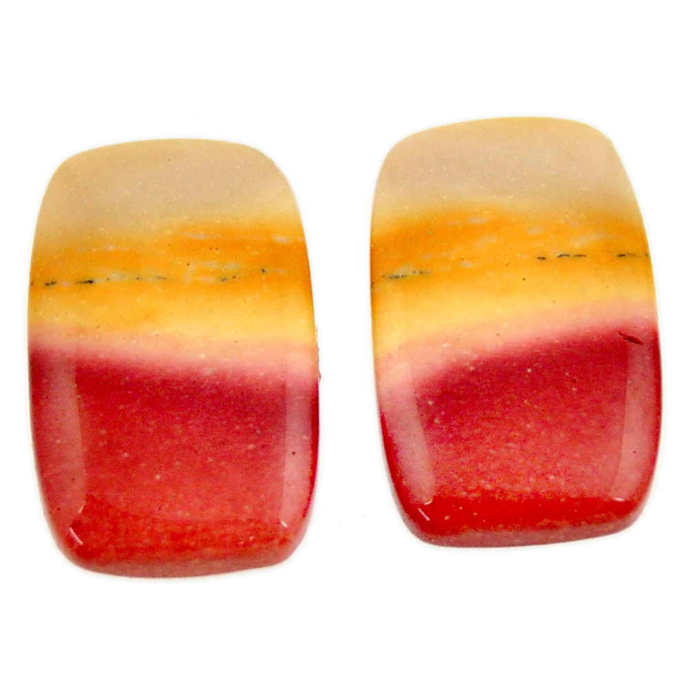  mookaite brown cabochon 20x12 mm loose pair gemstone s16868