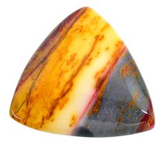 Natural 22.40cts mookaite brown cabochon 23x22.5 mm loose gemstone s24846