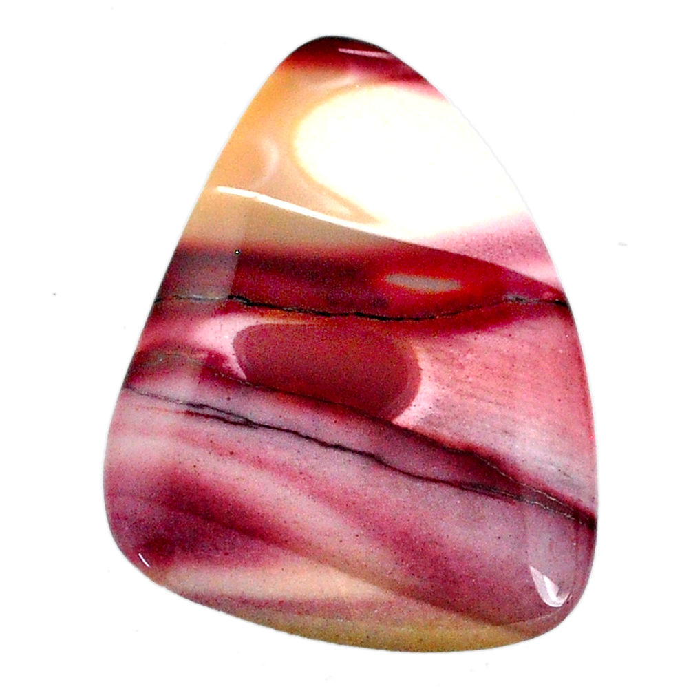 Natural 25.35cts mookaite brown cabochon 35x26 mm fancy loose gemstone s20921