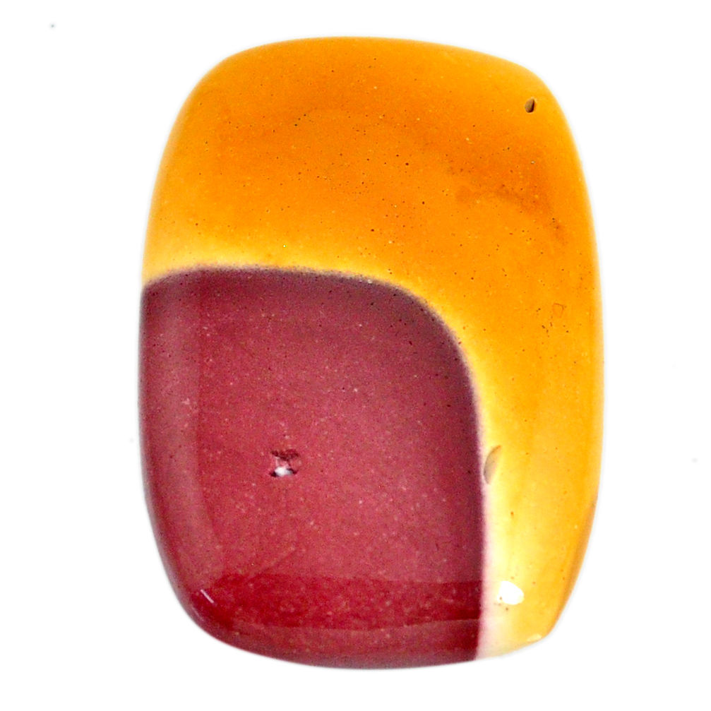 Natural 63.15cts mookaite brown cabochon 39x26.5mm octagan loose gemstone s21884