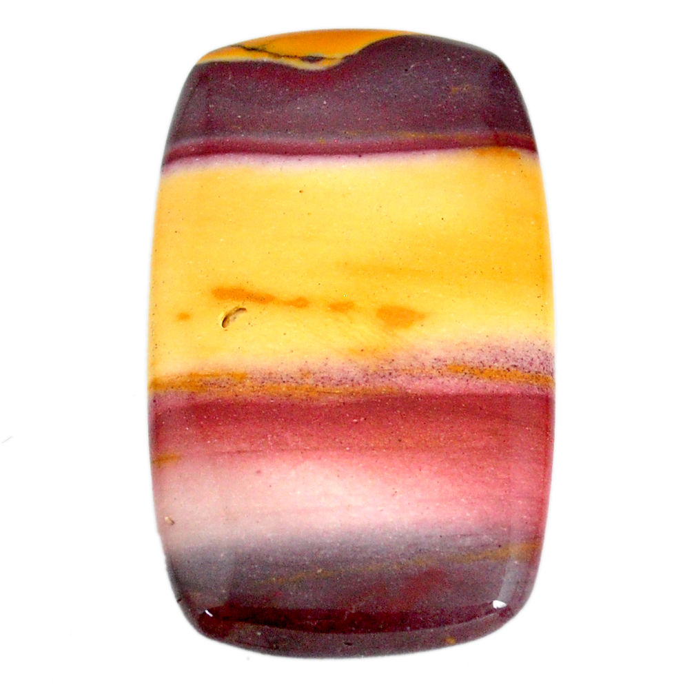 Natural 55.15cts mookaite brown cabochon 45x26 mm octagan loose gemstone s21883