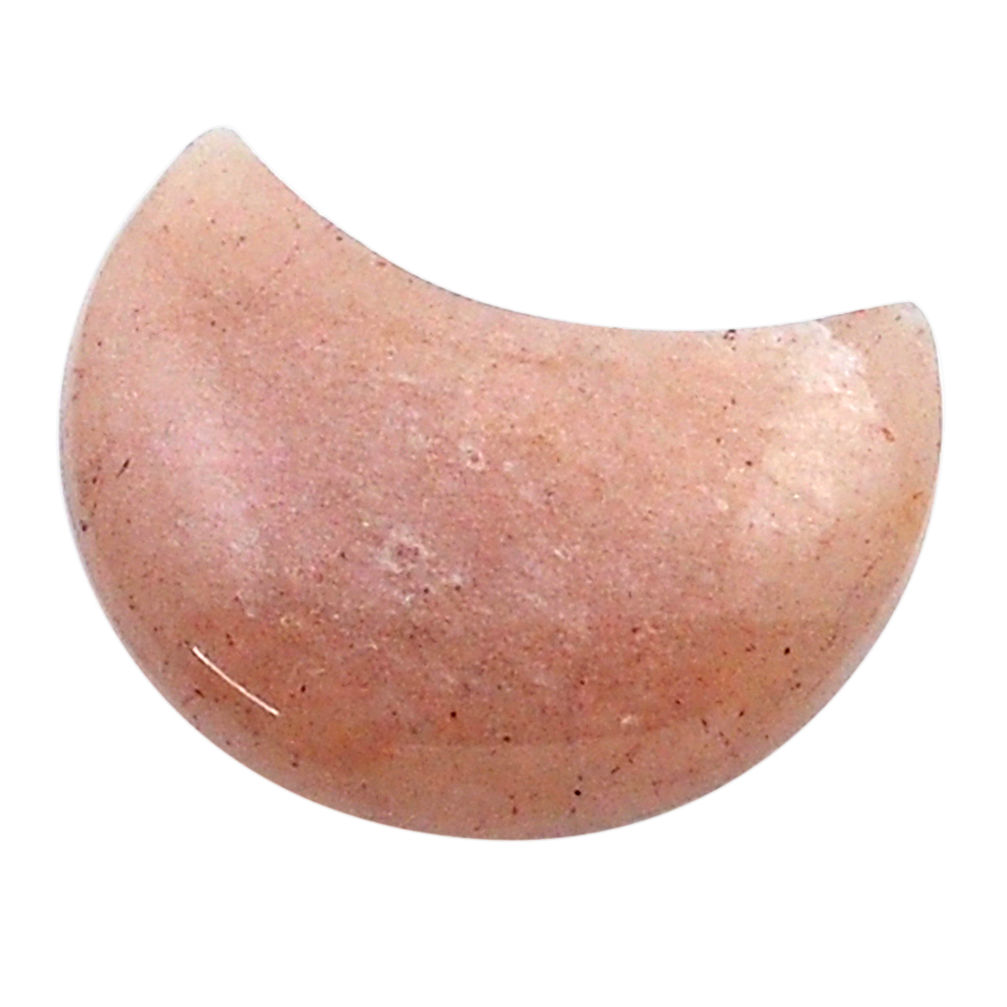 Natural 10.45cts moonstone pink cabochon 20x11 mm moon loose gemstone s26860