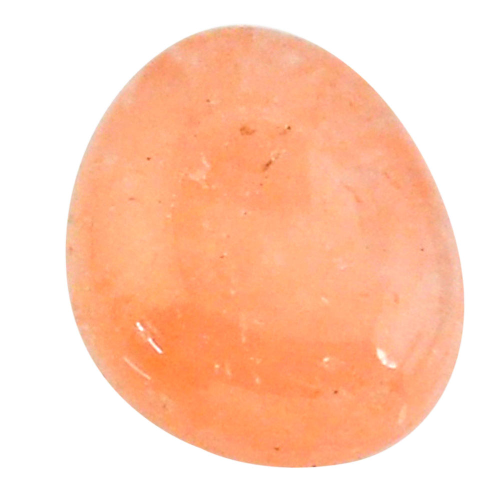 Natural 15.45cts morganite orange cabochon 18x15 mm oval loose gemstone s22570