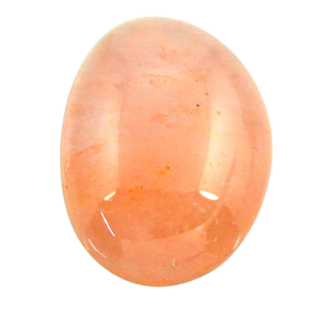 Natural 21.10cts morganite orange cabochon 20.5x15.5 mm loose gemstone s16432