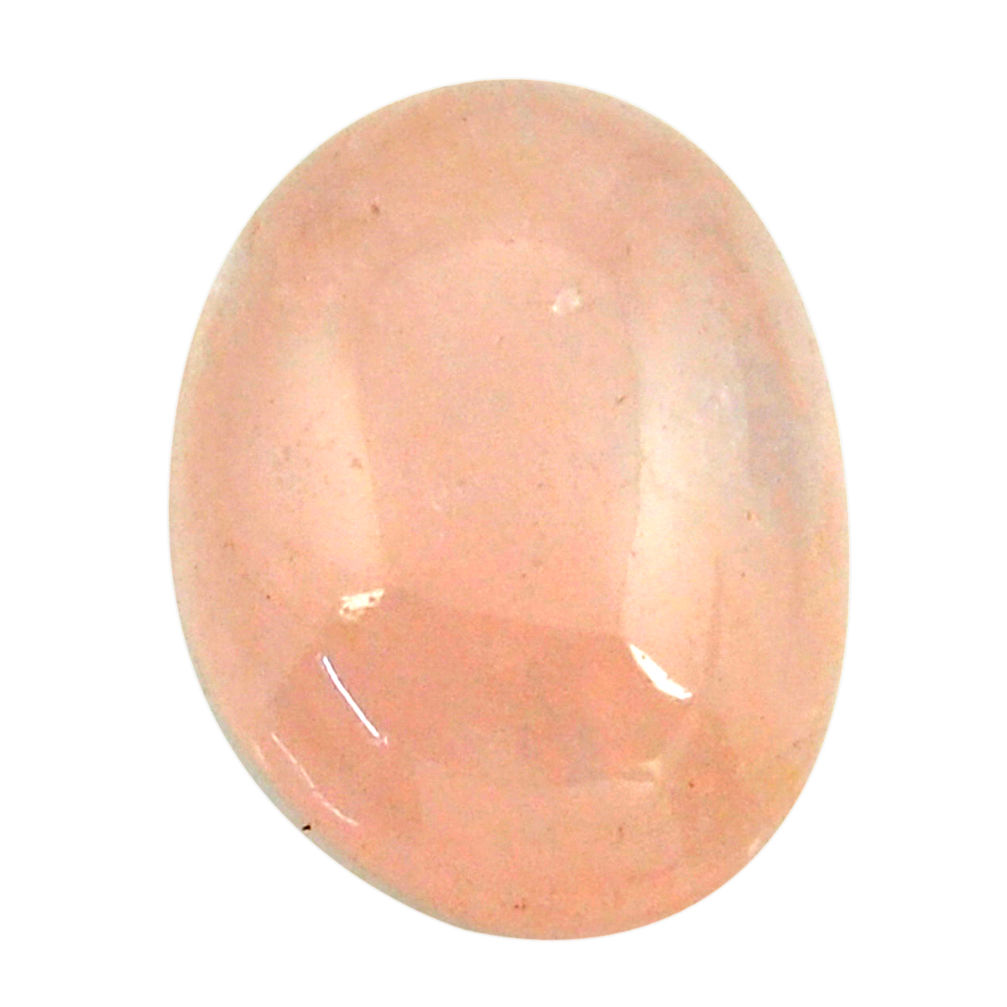 Natural 20.25cts morganite orange cabochon 21x15 mm oval loose gemstone s16429