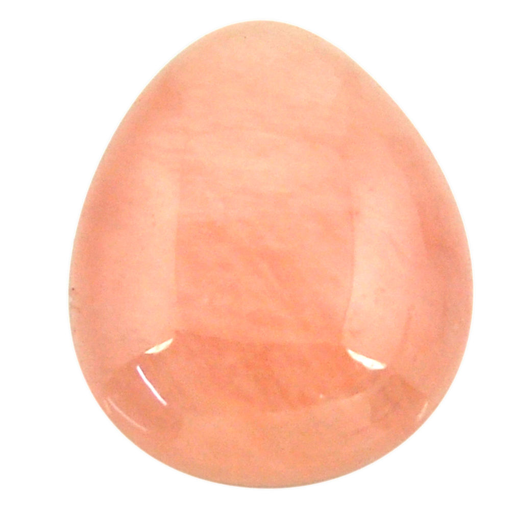  morganite orange cabochon 25x20.5 mm oval loose gemstone s16440