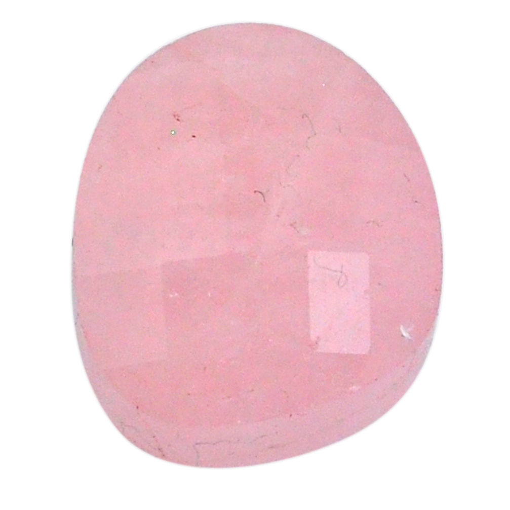 Natural 15.40cts morganite pink cabochon 15x13 mm faceted loose gemstone s20558