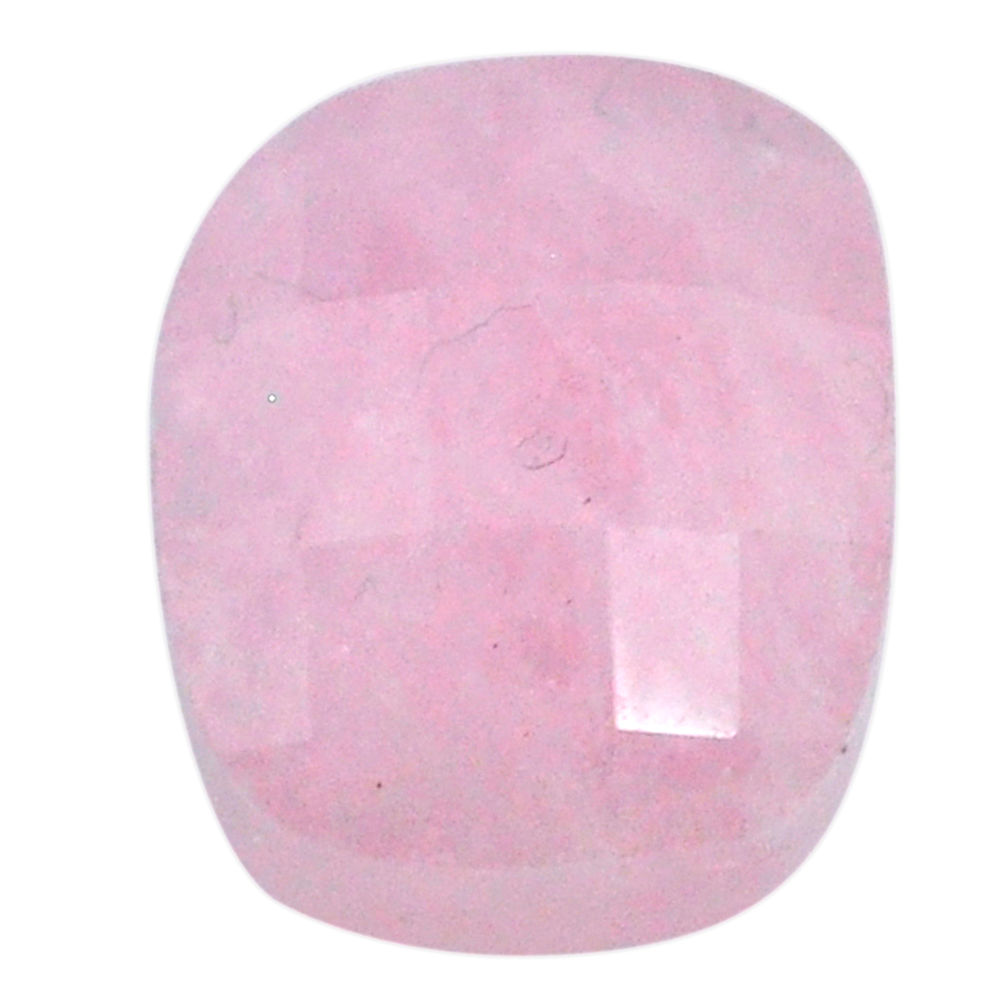 Natural 19.35cts morganite pink cabochon 16x13.5mm faceted loose gemstone s20557