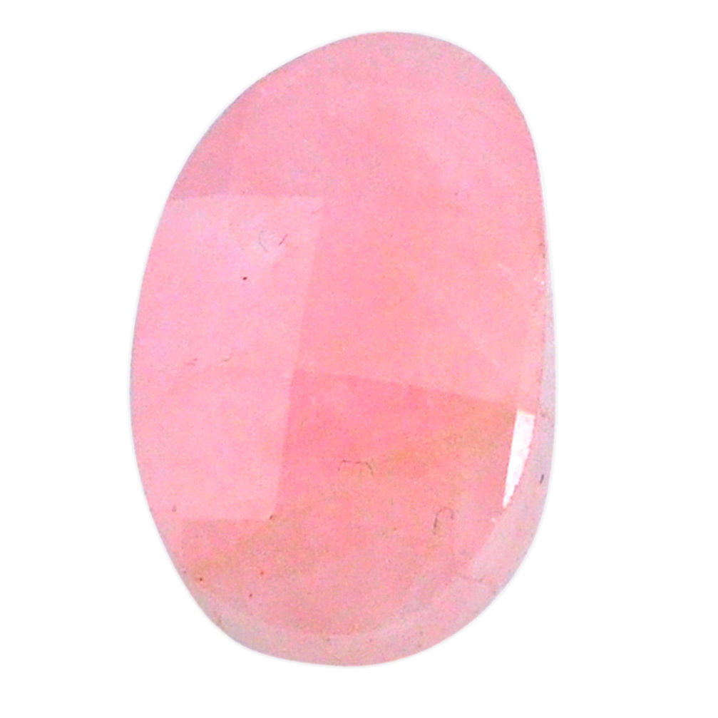 Natural 13.10cts morganite pink cabochon 17x11 mm faceted loose gemstone s20542