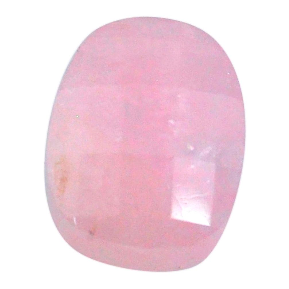 Natural 14.35cts morganite pink cabochon 17x12 mm faceted loose gemstone s20543